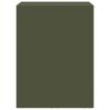 vidaXL Wall Cabinet for Garage with Gas-lift Door Olive green
