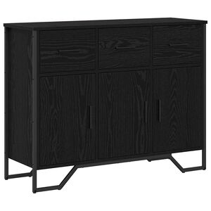 vidaXL Sideboard Black Oak 97 x 32.5 x 74.5 cm