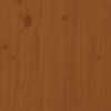 vidaXL Bed Frame without Mattress Honey Brown Solid Wood 200x200 cm