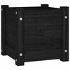 vidaXL Garden Planter Black 31x31x31 cm Solid Wood Pine