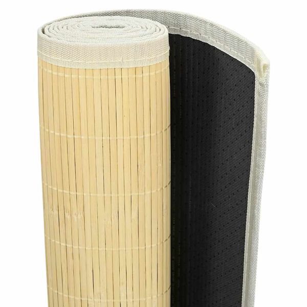 vidaXL Rug Bamboo 160x230 cm Natural