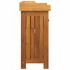 vidaXL Garden Cabinet Brown 78 x 36.5 x 78cm Solid Acacia Wood
