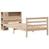 vidaXL Bookcase Bed without Mattress 90x200 cm Solid Wood Pine