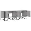 vidaXL TV Cabinet Grey Sonoma 122x34x41 cm Engineered Wood