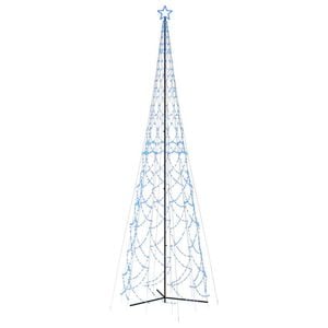 vidaXL Christmas Cone Tree Blue 3000 LEDs 230x800 cm