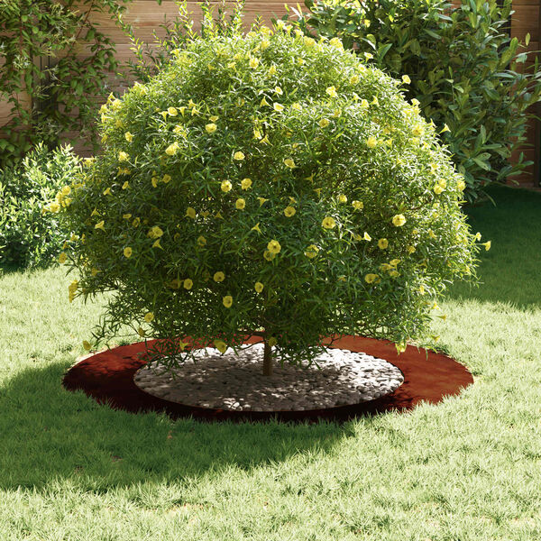 vidaXL suitable for Flat Tree Rings 5 pcs Brown &Oslash;60 / 90 cm