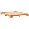 vidaXL Bed Frame Brown 200 x 210 cm Solid Pine Wood