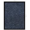 vidaXL Doormat Striped Blue 40x60 cm