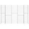 vidaXL H-Shaped Gabion Planter Steel Wire 260x40x180 cm