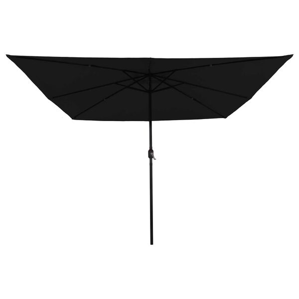 vidaXL Garden Parasol Black 295 x 295 x 245 cm Polyester and Steel