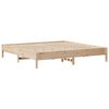 vidaXL Bed Frame without Mattress 200x200 cm Solid Wood Pine