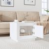 vidaXL Coffee Table White 51x50x44 cm Engineered Wood