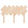 vidaXL Bed Headboard 122.5x3x80.5 cm Solid Wood Pine