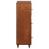 vidaXL High board Brown 40 x 33.5 x 110 cm Solid Mango Wood