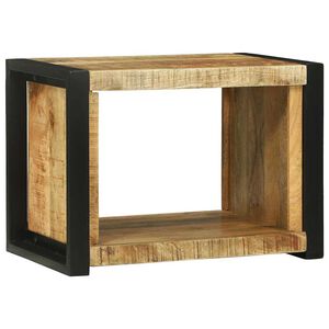 vidaXL Wall Cube with Storage Brown 55 x 35 x 40 cm Solid Mango Wood