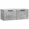 vidaXL Wall-Mounted TV Cabinet Concrete Grey 78.5 x 31 x 30 cm
