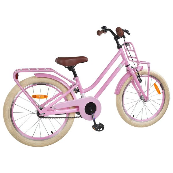 vidaXL Kids Bike 20'' for 6-11 Years Old Light Pink
