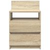 vidaXL Bedside Cabinet with 2 Drawers Sonoma Oak 40x33x60 cm