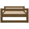 vidaXL Dog Bed Honey Brown 75.5x55.5x28 cm Solid Pine Wood