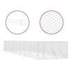 vidaXL Outdoor Dog Kennel Silver 4x16x2 m Galvanised Steel