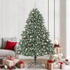 vidaXL Artificial Christmas Tree with 300 LEDs with Stand Green 210 cm