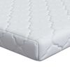 vidaXL Mattress with Coconut Layer White 200 x 200 cm PU Foam