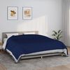 vidaXL Weighted Blanket Blue 220x260 cm 15 kg Fabric