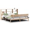 vidaXL Bookcase Bed without Mattress 200x200 cm Solid Wood Pine