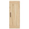 vidaXL Highboard Sonoma Oak 34.5x34x180 cm Engineered Wood
