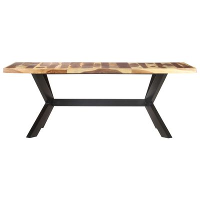 vidaXL Dining Table 200x100x75 cm Solid Wood with Honey Finish