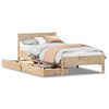 vidaXL Bed Frame without Mattress 90x190 cm Single Solid Wood Pine
