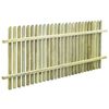 vidaXL Garden Fence Impregnated Pinewood 170x75 cm