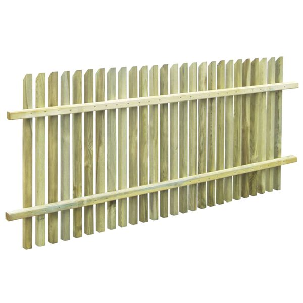 vidaXL Garden Fence Impregnated Pinewood 170x75 cm
