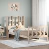 vidaXL Bookcase Bed without Mattress 90x200 cm Solid Wood Pine