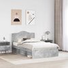 vidaXL Bed Frame with Headboard Concerte 120 x 200 cm Solid Pine Wood