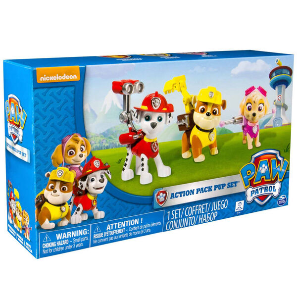 Paw Patrol Action Pack Pups Marshall/Skye/Rubble