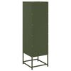 vidaXL Highboard Olive Green 36x39x123 cm Steel