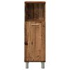vidaXL Bathroom Cabinet Old Wood 30x30x95 cm Engineered Wood