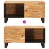 vidaXL Coffee Table Brown 80 x 50 x 40 cm Solid Mango Wood