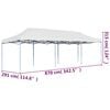 vidaXL Folding Pop-up Party Tent 3x9 m White
