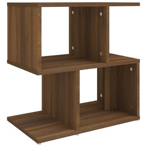 vidaXL Bedside Cabinet Brown Oak 50x30x51.5 cm Engineered Wood