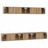 vidaXL TV Cabinet Set Wall-mounted 5 pcs Artisan Oak Engineered Wood