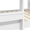 vidaXL Bunk Bed for Kids White 100 x 200 cm Engineered Wood