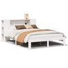 vidaXL Bookcase Bed without Mattress White 140x190cm Solid Wood Pine