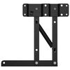 vidaXL Bed Lift Mechanism 2 pcs Black 340 x 95 x 40 mm Iron
