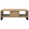 vidaXL Coffee Table Artisan Oak 104 x 60 x 35 cm Engineered Wood