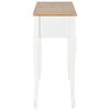 vidaXL Dressing Console Table with 3 Drawers White