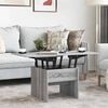 vidaXL Coffee Table Grey Sonoma 55 x 54.5 x 45 cm Engineered wood