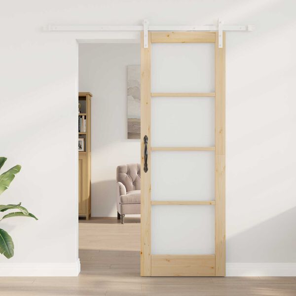 vidaXL Sliding Door ORKDAL Natural 73.5 x 211 cm