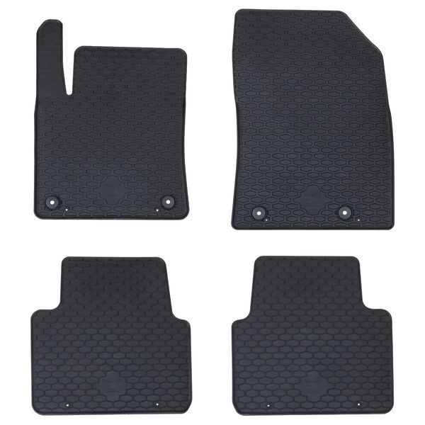 vidaXL Car Mat 4 pcs Black suitable for CITROEN C3 AIRCROSS 2017-
